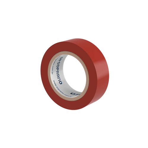 Fita Isolante FIS-BT-13-10-19 Vermelho - Soprano