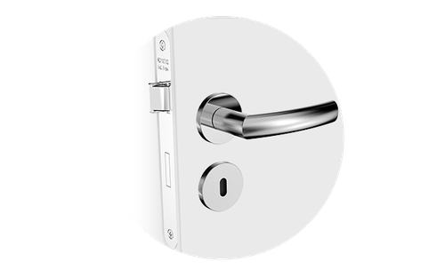 Fechadura Jurerê Interna ROS22 Oval Inox - Soprano