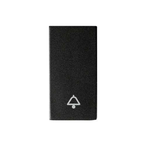 Módulo Pulsador Campainha 16A Carbono Metálico Delta Mondo - Soprano