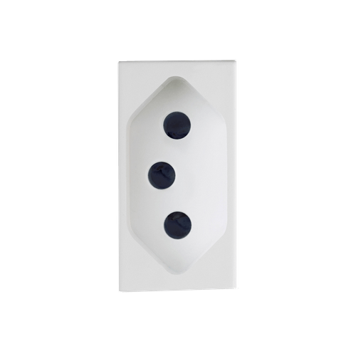 Módulo Tomada 20A Branco Delta Mondo - Soprano