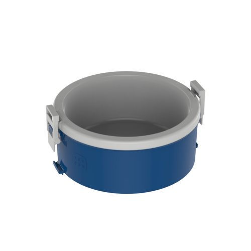 Marmita Térmica s/ Divisória 1,5 L Azul Tekcor - Soprano