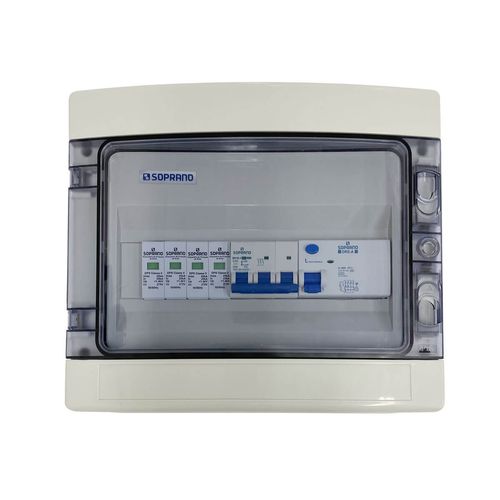 Quadro Proteção AC Para Carregador VE 22kW 32A IP65 - Soprano