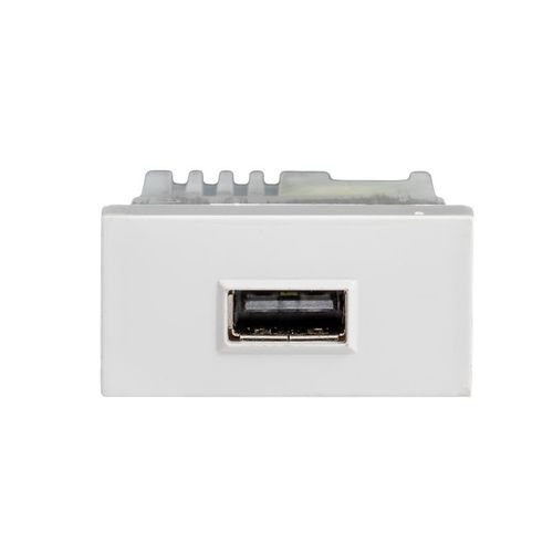 Módulo Tomada USB 2.1A Bivolt Branco Delta Mondo - Soprano