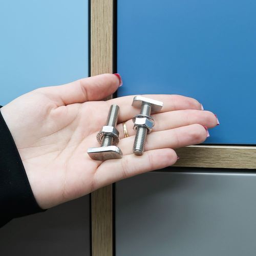 Kit 30 Parafusos T Cabeça Martelo M8x40 Aço Inox - Soprano