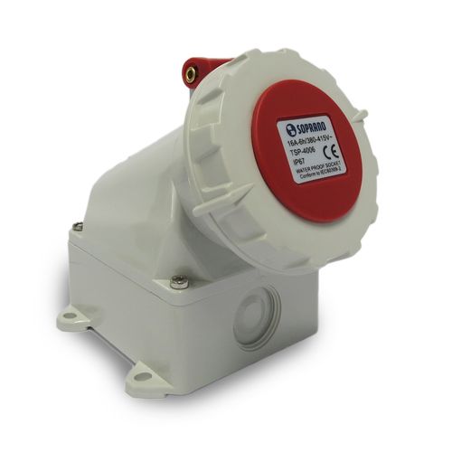 Tomada de Sobrepor TSP-3209-32A-2P+T-380\415VCA-IP67-9H
