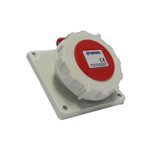 Tomada de Embutir TEP-4246-32A-3P+T-380\415VCA-IP67-6H