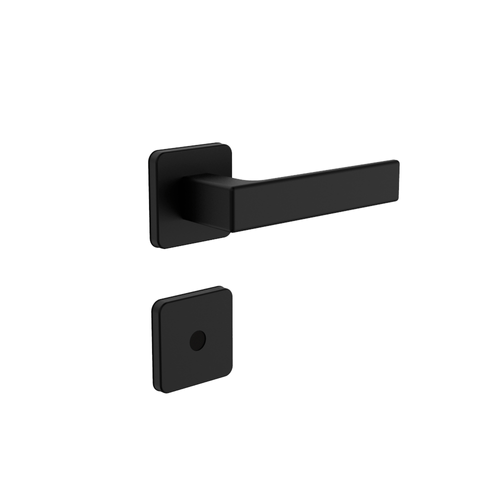 Fechadura Banheiro 55X70 Preto Fosco Juno - Soprano