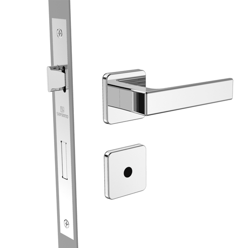 Fechadura Banheiro 55x70 Cromado Polido Juno - Soprano