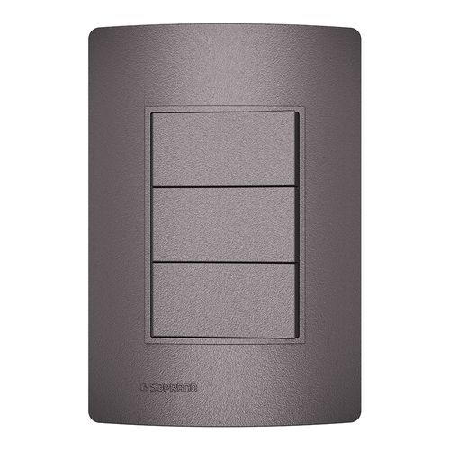 Conjunto 3 Int. Simples 10A 4X2 Concreto Revitá - Soprano