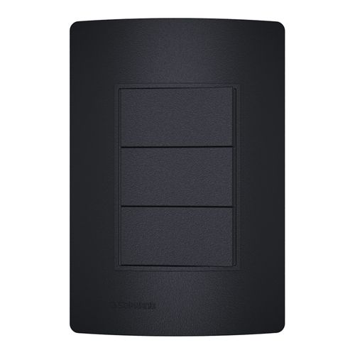 Conjunto 3 Int. Simples 10A 4X2 Carbono Revitá - Soprano