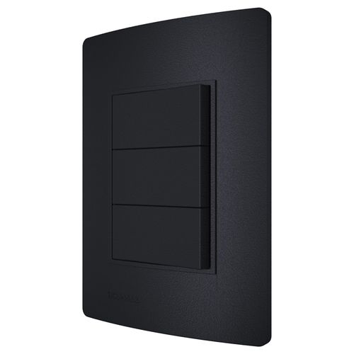 Conjunto 3 Int. Simples 10A 4X2 Carbono Revitá - Soprano