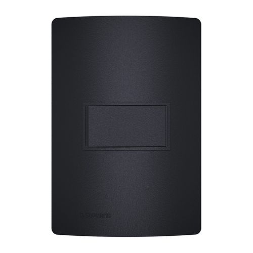 Conjunto 1 Interruptor Paralelo 10A 4X2 Carbono Revitá - Soprano