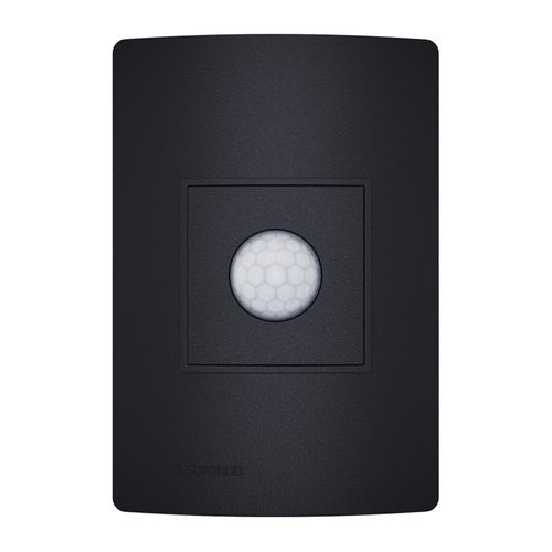 Conjunto 1 Sensor De Movimento Bivolt 4X2 Carbono Revitá - Soprano