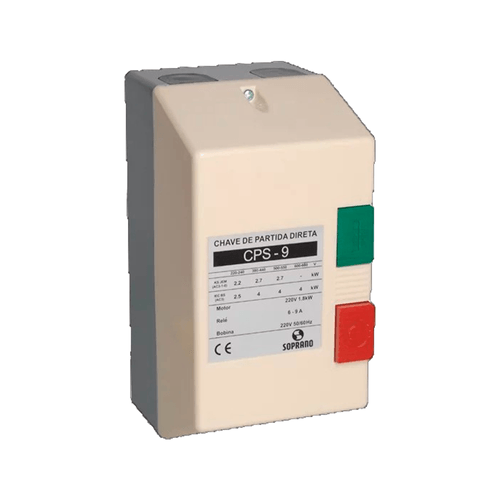 Chaves de Partida CPS - 09 (2,5-4,0) 380 VAC - Soprano