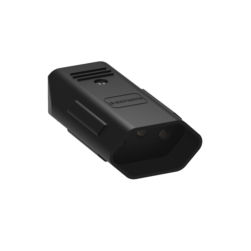 Plugue Fêmea 2P+T 10A 250V Preto - Soprano