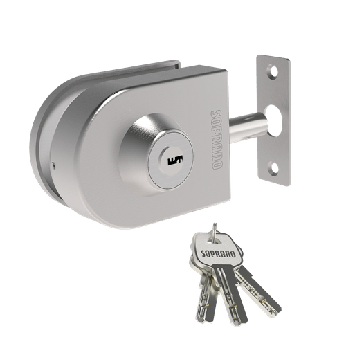 Fechadura de Pressão Vidro Pivotante VA 156 PK - Soprano