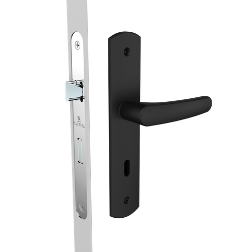 Fechadura Interna Oval Broca 40x53 ESP27 Preto Ipanema - Soprano