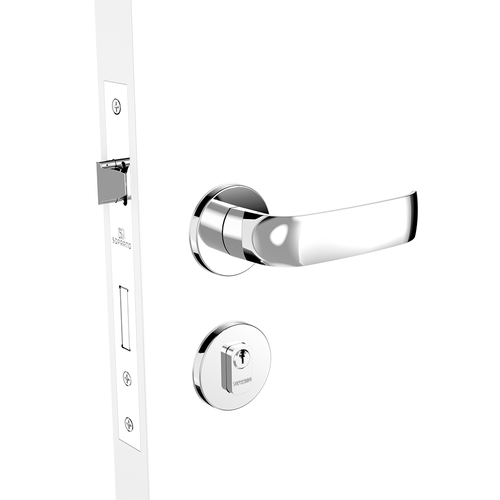 Fechadura Externa 55x70 ROS38 Cromado Grand Ícaro - Soprano