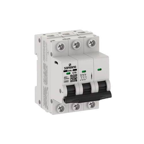 Disjuntor Residencial 3 Polos SHB - GIII - 070A - Soprano