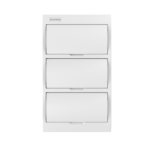 Quadro de Distribuição de Sobrepor QDS-S 36 P IEC-PB Soprano