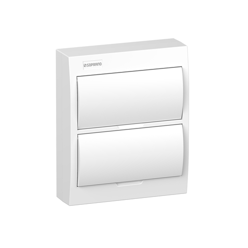 Quadro de Distribuição de Sobrepor QDS-S 24 P IEC-PB Soprano