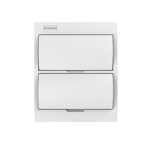 Quadro de Distribuição de Sobrepor QDS-S 24 P IEC-PB Soprano
