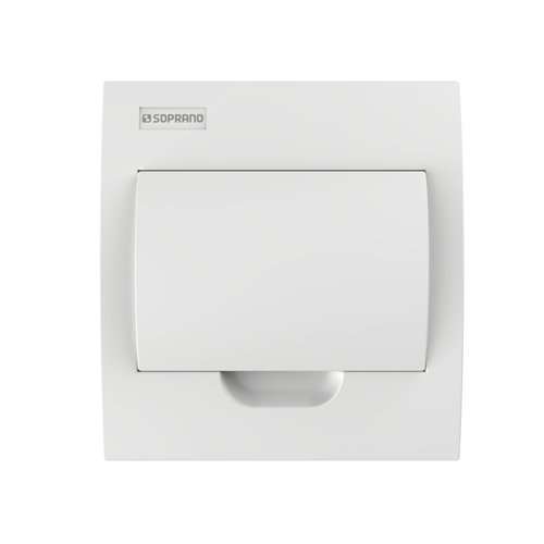 Quadro de Distribuição de Embutir QDS-E 8P IEC-PB - Soprano