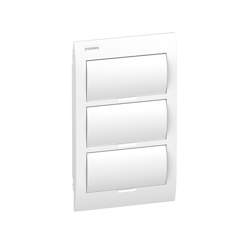 Quadro de Distribuição de Embutir QDS-E 36 P IEC-PB Soprano