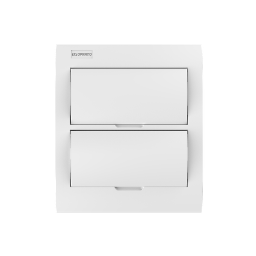 Quadro de Distribuição de Embutir QDS-E 24 P IEC-PB Soprano