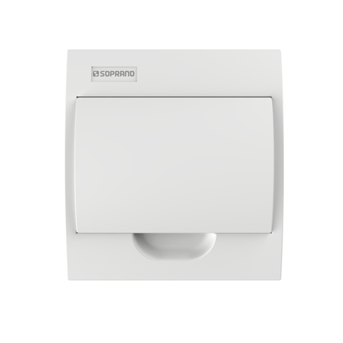 Quadro de Distribuição de Sobrepor QDS-S 8 P IEC-PB Soprano