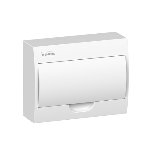 Quadro de Distribuição de Sobrepor QDS-S 12 P IEC-PB Soprano