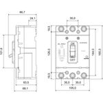 Disjuntor Tripolar 150A Soprano 3