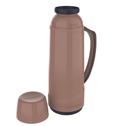 Garrafa Térmica 1 L Mocca  Cristal  - Soprano