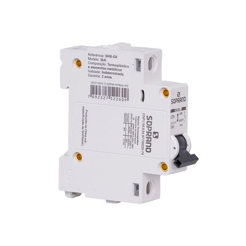 Disjuntor Monopolar SHB GII C0 70A - Soprano