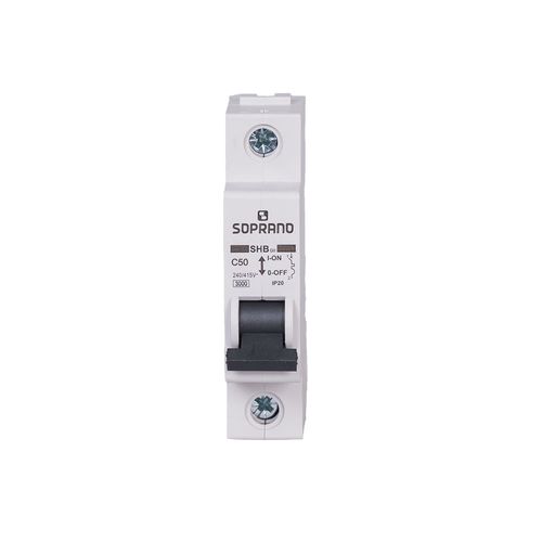 Disjuntor Monopolar SHB GII C0 50A - Soprano