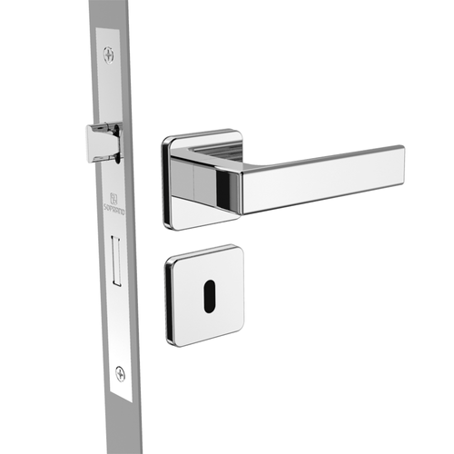 Fechadura Interna 40x53 ROS24 Cromado Polido Juno - Soprano