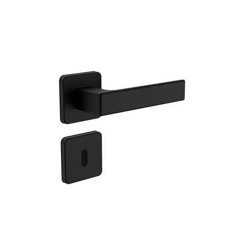 Fechadura Interna 40X53 Ros24 Preto Fosco Juno - Soprano