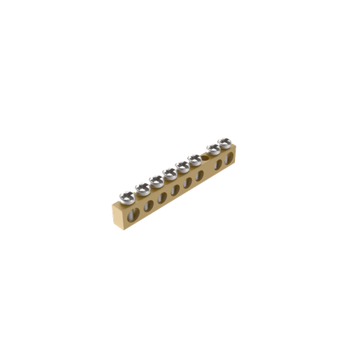 Barramento 2 Furos de 6 mm + 6 Furos de 5 mm - Soprano