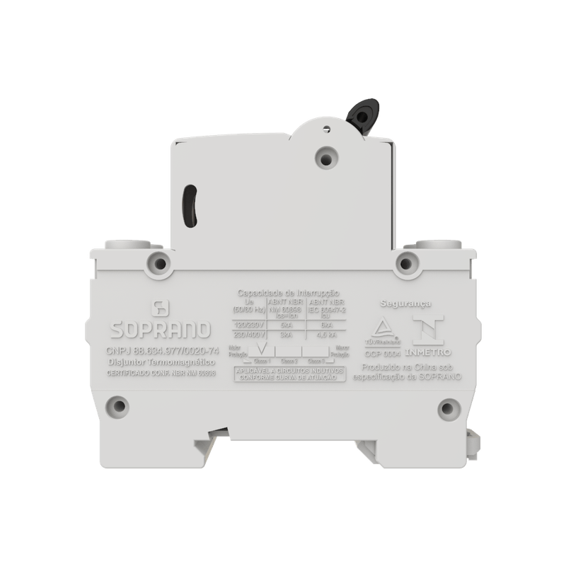 Disjuntor Residencial 2 Polos SHB - GIII - 006A - Soprano-1754422573215