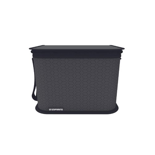 Bolsa Térmica 6 L Cinza/ Preto Urbana - Soprano