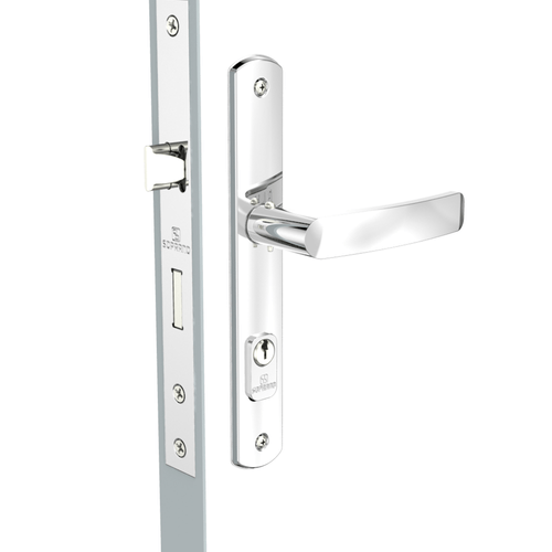 Fechadura Externa Perfil Estreito 27x53 ESP15 PY45 Cromado Pali - Soprano