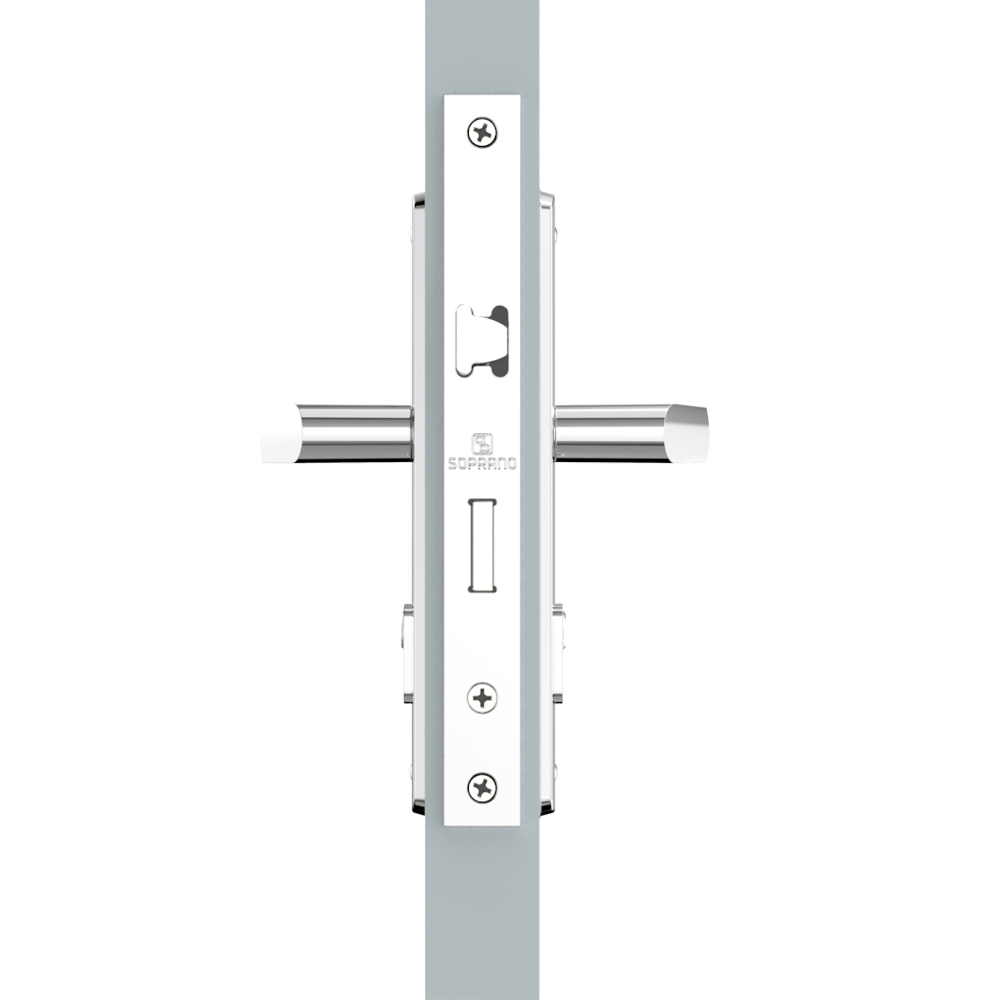 Fechadura Externa Perfil Estreito 27X53 ESP15 PY43 Cromado Popline