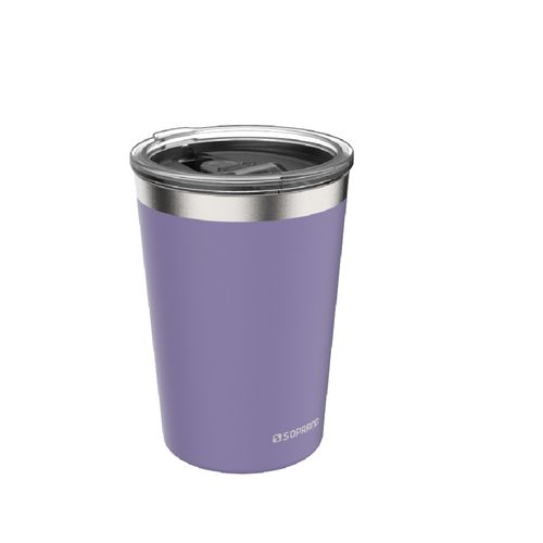 Copo Térmico de Inox com Tampa 310 ml Lavender Everest - Soprano