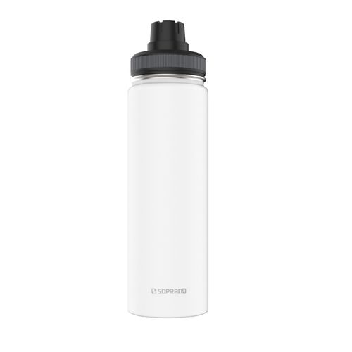 Garrafa Térmica de Inox 650 ml Branco Everest - Soprano