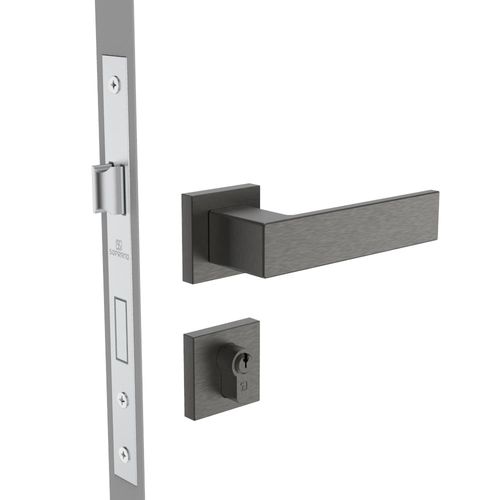 Fechadura Externa 55x72 ROS60 PY75 Grafite Adaggio - Soprano