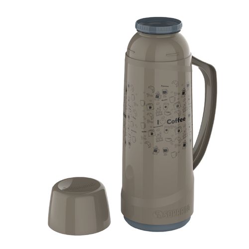 Garrafa Térmica Decorada 1 L Fendi Cristal - Soprano