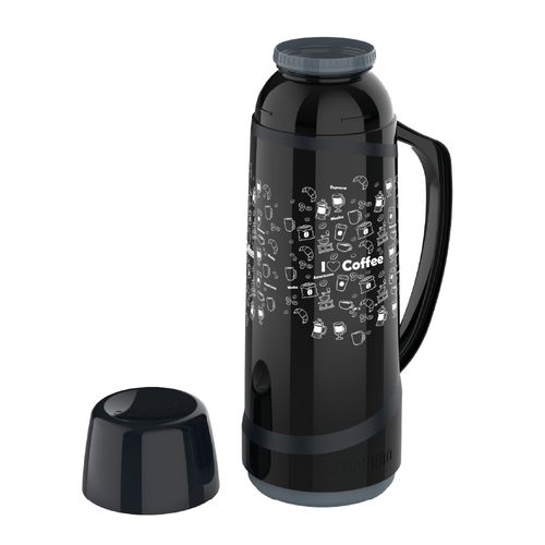 Garrafa Térmica Decorada 1 L Cristal  - Soprano