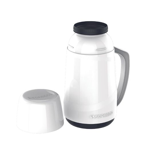Garrafa Térmica 500 ml Branco Cristal - Soprano