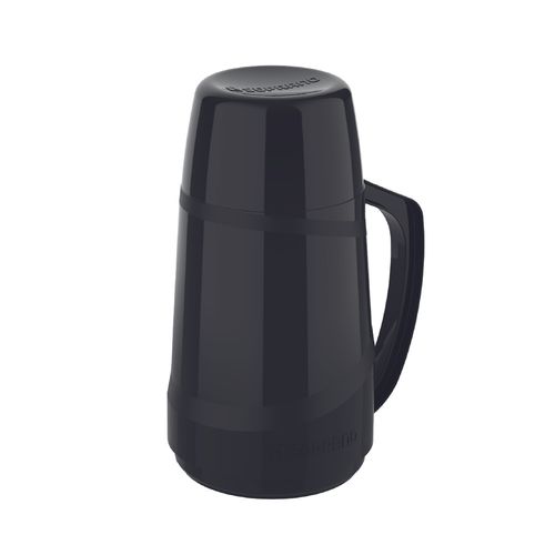 Garrafa Térmica 500 ml Preto Cristal - Soprano