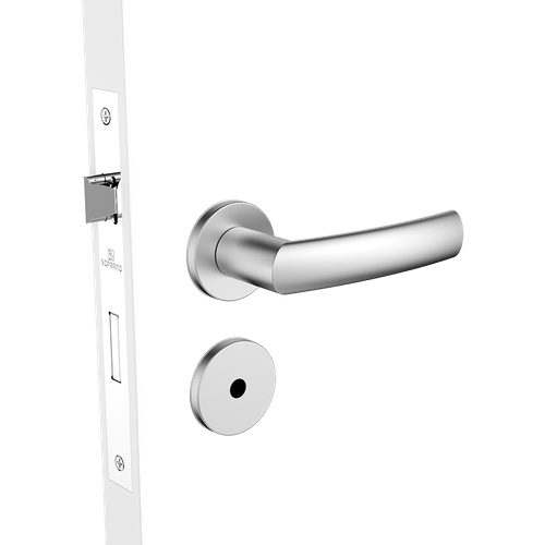 Fechadura Banheiro 55x70 ROS38 Inox Escovado Malibu - Soprano